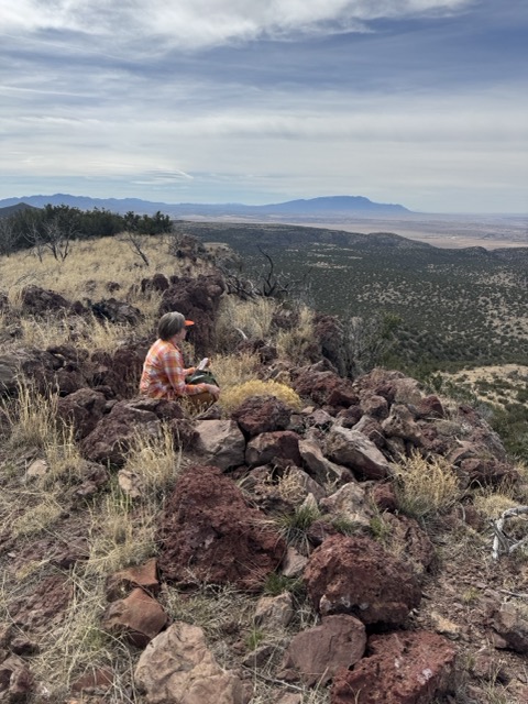 Sandia Peak in the distance